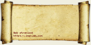 Andrijana Biorac vizit kartica